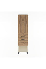 Hyperion Dolap 3 Raflı 4 Çekmeceli 2 Kapaklı 60x44x243 Aytaşı-Çam