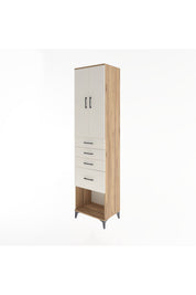 Hyperion Dolap 3 Raflı 4 Çekmeceli 2 Kapaklı 60x44x243 - S65M025V7B