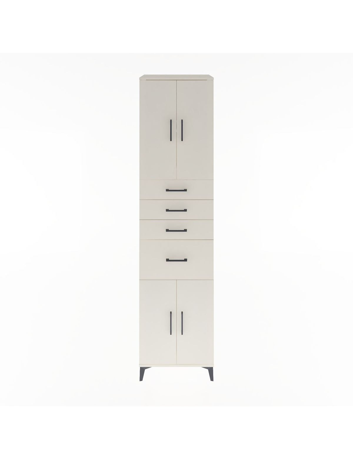 Hyperion Dolap 2 Raflı 4 Çekmeceli 4 Kapaklı 60x44x243 Aytaşı-Aytaşı