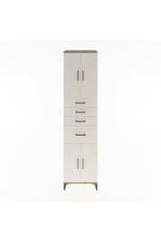 Hyperion Dolap 2 Raflı 4 Çekmeceli 4 Kapaklı 60x44x243 Çam-Aytaşı