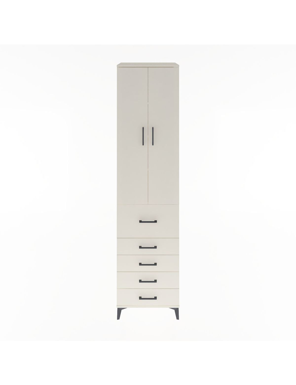 Hyperion Dolap 4 Raflı 5 Çekmeceli 2 Kapaklı 60x44x243 Aytaşı-Aytaşı