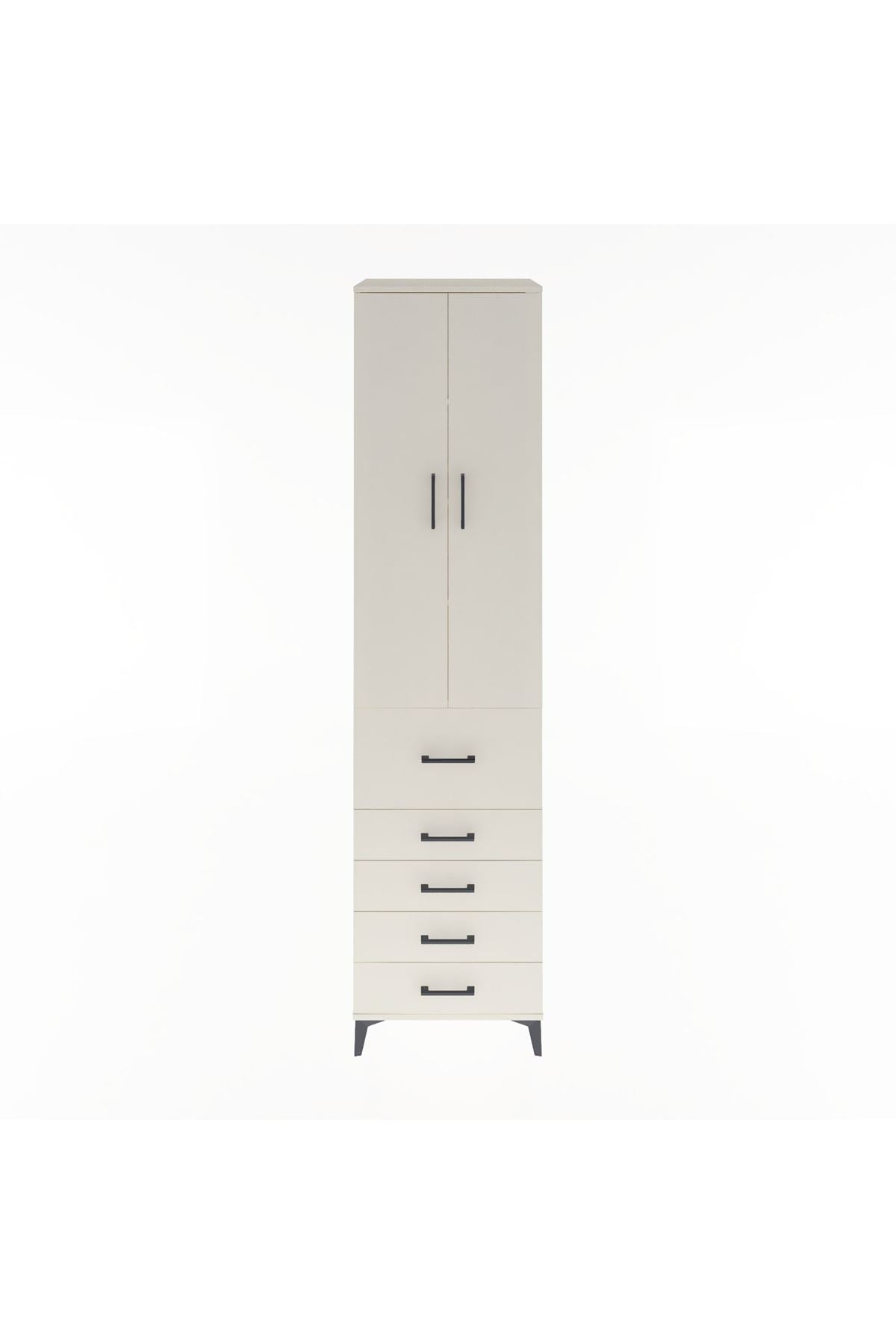 Hyperion Dolap 4 Raflı 5 Çekmeceli 2 Kapaklı 60x44x243 Aytaşı-Aytaşı