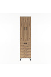 Hyperion Dolap 4 Raflı 5 Çekmeceli 2 Kapaklı 60x44x243 Aytaşı-Çam