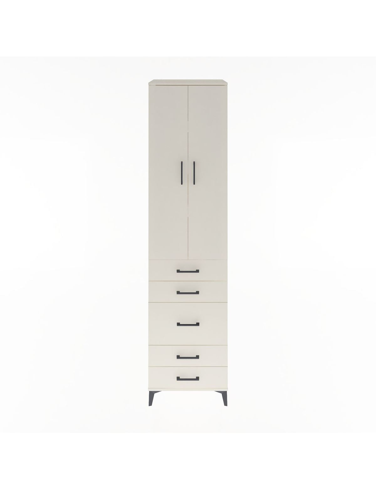 Hyperion Dolap 4 Raflı 5 Çekmeceli 2 Kapaklı 60x44x243 Aytaşı-Aytaşı