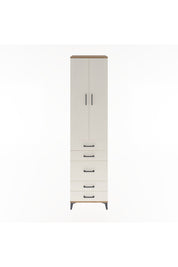 Hyperion Dolap 4 Raflı 5 Çekmeceli 2 Kapaklı 60x44x243 Çam-Aytaşı