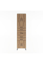 Hyperion Dolap 2 Raflı 5 Çekmeceli 4 Kapaklı 60x44x243 Aytaşı-Çam