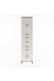 Hyperion Dolap 2 Raflı 5 Çekmeceli 4 Kapaklı 60x44x243 Çam-Aytaşı