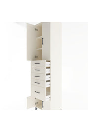 Hyperion Dolap 3 Raflı 5 Çekmeceli 4 Kapaklı 60x44x243 Aytaşı-Aytaşı