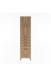 Hyperion Dolap 3 Raflı 5 Çekmeceli 4 Kapaklı 60x44x243 Aytaşı-Çam