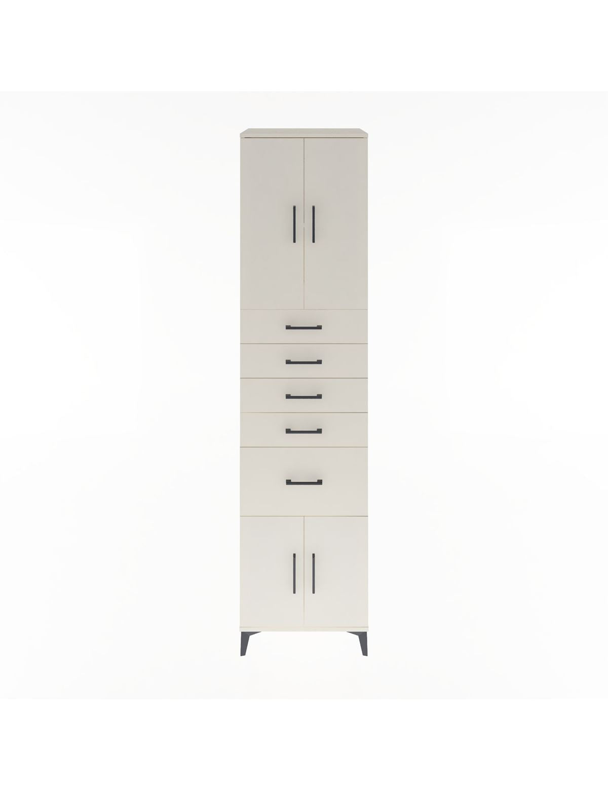 Hyperion Dolap 2 Raflı 5 Çekmeceli 4 Kapaklı 60x44x243 Aytaşı-Aytaşı