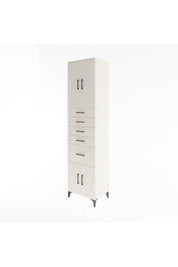 Hyperion Dolap 2 Raflı 5 Çekmeceli 4 Kapaklı 60x44x243 Aytaşı-Aytaşı