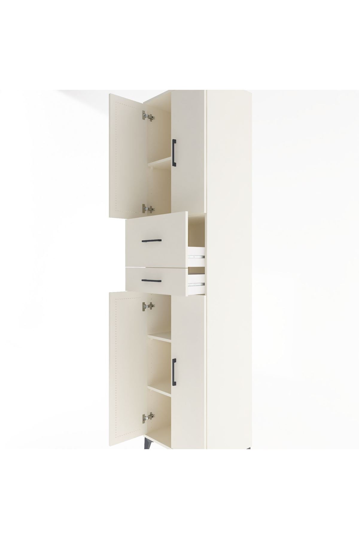 Hyperion Dolap 4 Raflı 2 Çekmeceli 4 Kapaklı 60x44x243 Aytaşı-Aytaşı