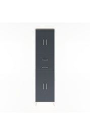 Hyperion Dolap 4 Raflı 2 Çekmeceli 4 Kapaklı 60x44x243 Aytaşı-Antrasit
