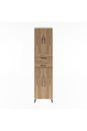 Hyperion Dolap 4 Raflı 2 Çekmeceli 4 Kapaklı 60x44x243 Aytaşı-Çam