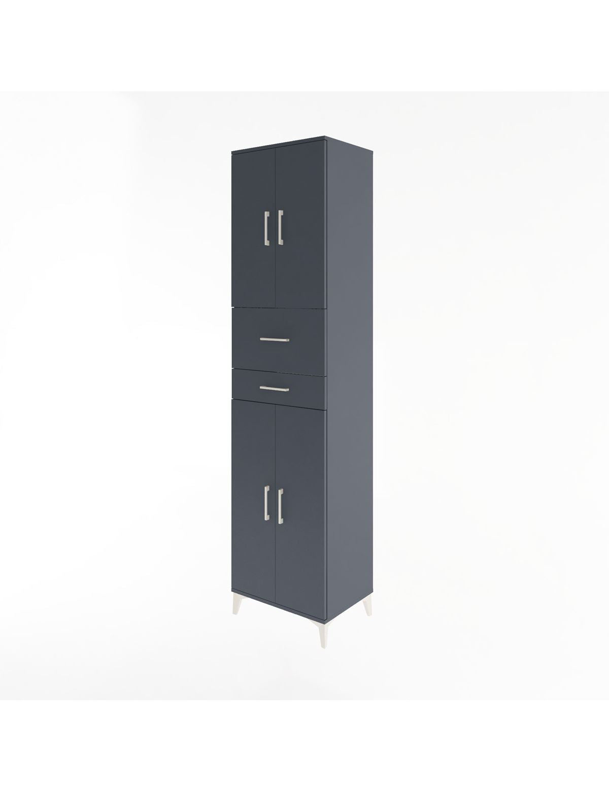 Hyperion Dolap 4 Raflı 2 Çekmeceli 4 Kapaklı 60x44x243 - S65M032V5B