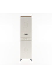 Hyperion Dolap 4 Raflı 2 Çekmeceli 4 Kapaklı 60x44x243 Çam-Aytaşı