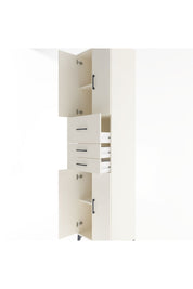 Hyperion Dolap 3 Raflı 3 Çekmeceli 4 Kapaklı 60x44x243 Aytaşı-Aytaşı