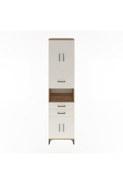 Hyperion Dolap 3 Raflı 3 Çekmeceli 4 Kapaklı 60x44x243 Çam-Aytaşı