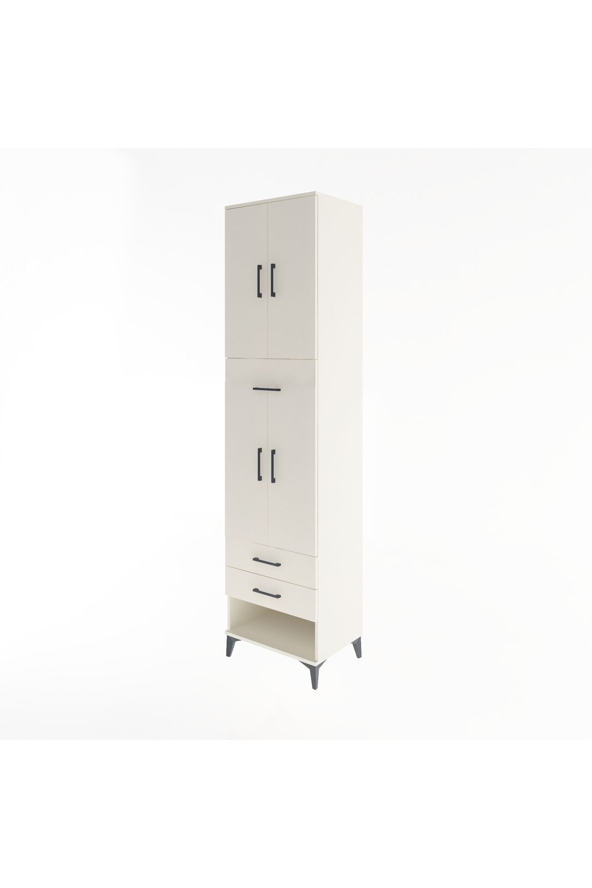 Hyperion Dolap 3 Raflı 3 Çekmeceli 4 Kapaklı 60x44x243 Aytaşı-Aytaşı