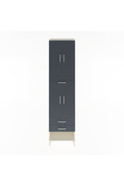 Hyperion Dolap 3 Raflı 3 Çekmeceli 4 Kapaklı 60x44x243 Aytaşı-Antrasit