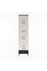 Hyperion Dolap 3 Raflı 3 Çekmeceli 4 Kapaklı 60x44x243