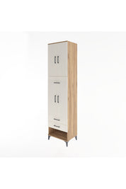 Hyperion Dolap 3 Raflı 3 Çekmeceli 4 Kapaklı 60x44x243 Çam-Aytaşı