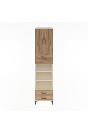 Hyperion Dolap 5 Raflı 3 Çekmeceli 2 Kapaklı 60x44x243 Aytaşı-Çam
