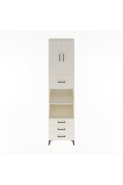 Hyperion Dolap 4 Raflı 4 Çekmeceli 2 Kapaklı 60x44x243 Aytaşı-Aytaşı