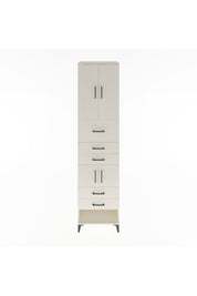 Hyperion Dolap 3 Raflı 5 Çekmeceli 4 Kapaklı 60x44x243 Aytaşı-Aytaşı