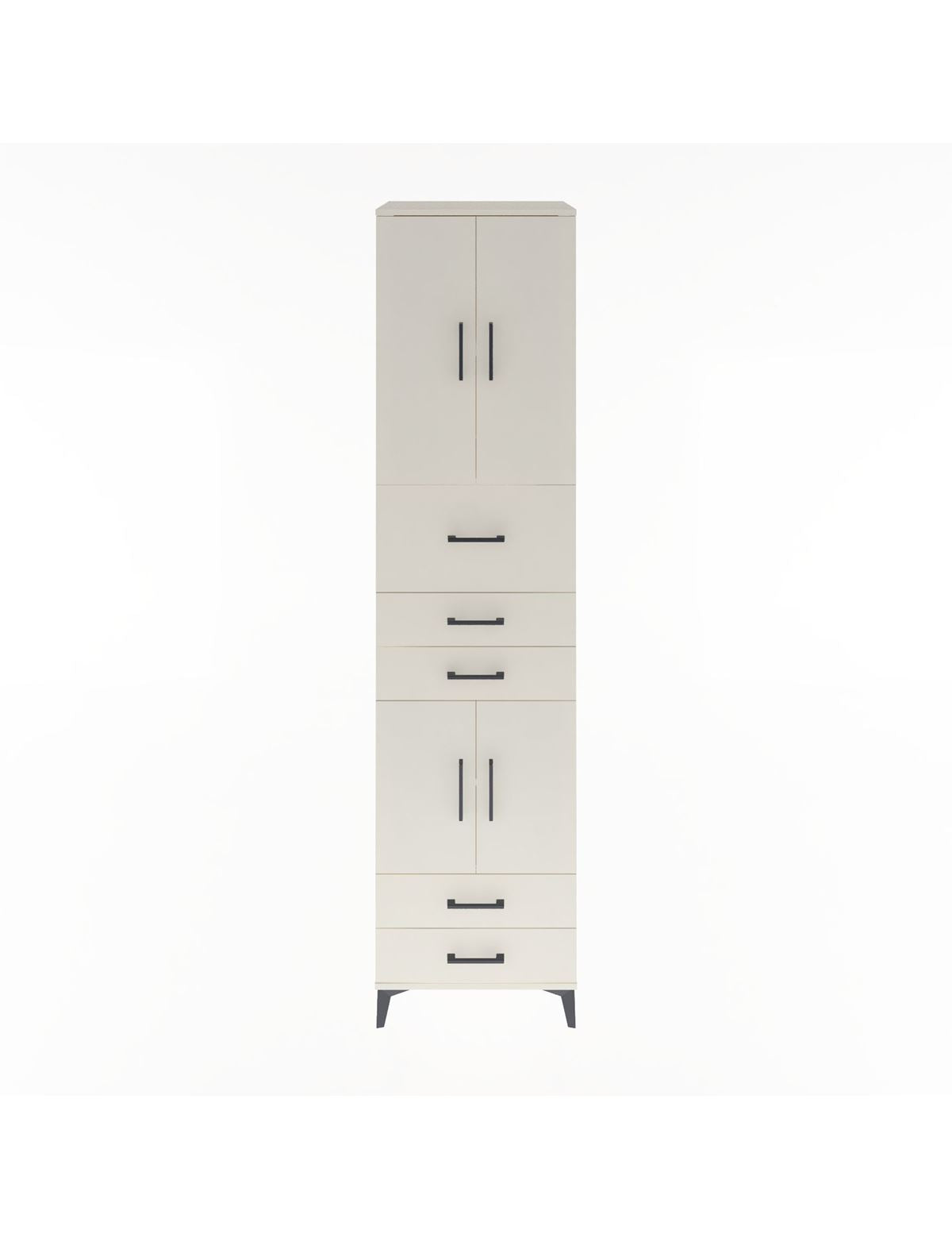 Hyperion Dolap 4 Raflı 5 Çekmeceli 4 Kapaklı 60x44x243 Aytaşı-Aytaşı