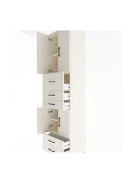 Hyperion Dolap 4 Raflı 5 Çekmeceli 4 Kapaklı 60x44x243 Aytaşı-Aytaşı