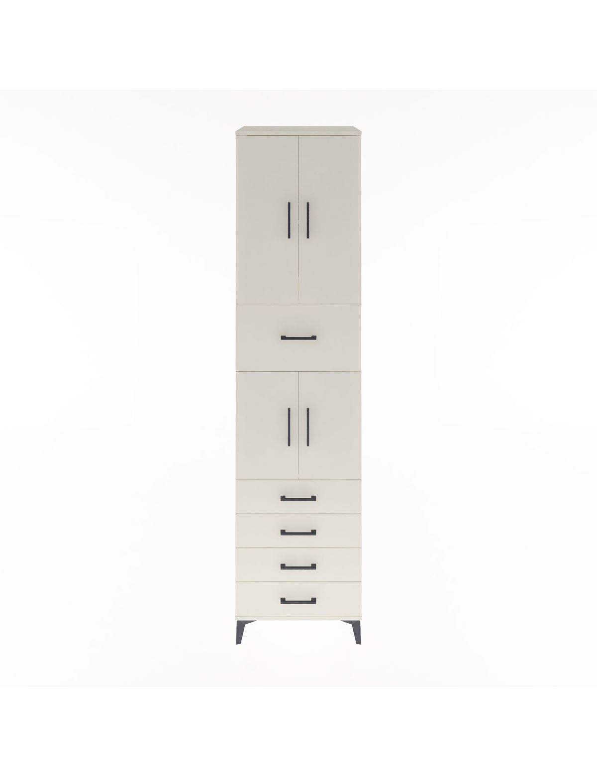 Hyperion Dolap 3 Raflı 5 Çekmeceli 4 Kapaklı 60x44x243 Aytaşı-Aytaşı