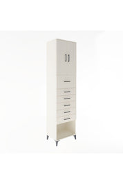 Hyperion Dolap 2 Raflı 6 Çekmeceli 2 Kapaklı 60x44x243 Aytaşı-Aytaşı