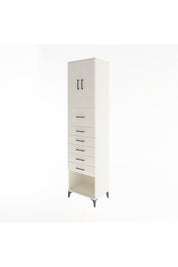 Hyperion Dolap 2 Raflı 6 Çekmeceli 2 Kapaklı 60x44x243 Aytaşı-Aytaşı