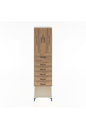 Hyperion Dolap 2 Raflı 6 Çekmeceli 2 Kapaklı 60x44x243 Aytaşı-Çam