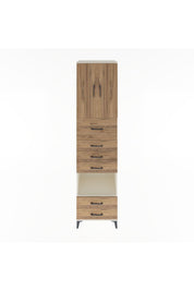 Hyperion Dolap 3 Raflı 6 Çekmeceli 2 Kapaklı 60x44x243 Aytaşı-Çam