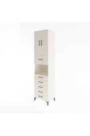 Hyperion Dolap 3 Raflı 6 Çekmeceli 2 Kapaklı 60x44x243 Aytaşı-Aytaşı