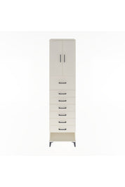 Hyperion Dolap 2 Raflı 7 Çekmeceli 2 Kapaklı 60x44x243 Aytaşı-Aytaşı