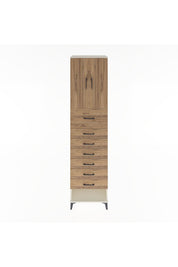 Hyperion Dolap 2 Raflı 7 Çekmeceli 2 Kapaklı 60x44x243 Aytaşı-Çam