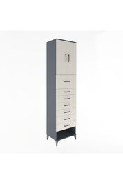 Hyperion Dolap 2 Raflı 7 Çekmeceli 2 Kapaklı 60x44x243 - S65M048V4B