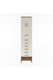 Hyperion Dolap 2 Raflı 7 Çekmeceli 2 Kapaklı 60x44x243 - S65M048V7B