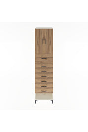 Hyperion Dolap 2 Raflı 7 Çekmeceli 2 Kapaklı 60x44x243 Aytaşı-Çam