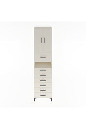 Hyperion Dolap 2 Raflı 7 Çekmeceli 2 Kapaklı 60x44x243 Aytaşı-Aytaşı