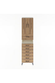 Hyperion Dolap 2 Raflı 7 Çekmeceli 2 Kapaklı 60x44x243 Aytaşı-Çam