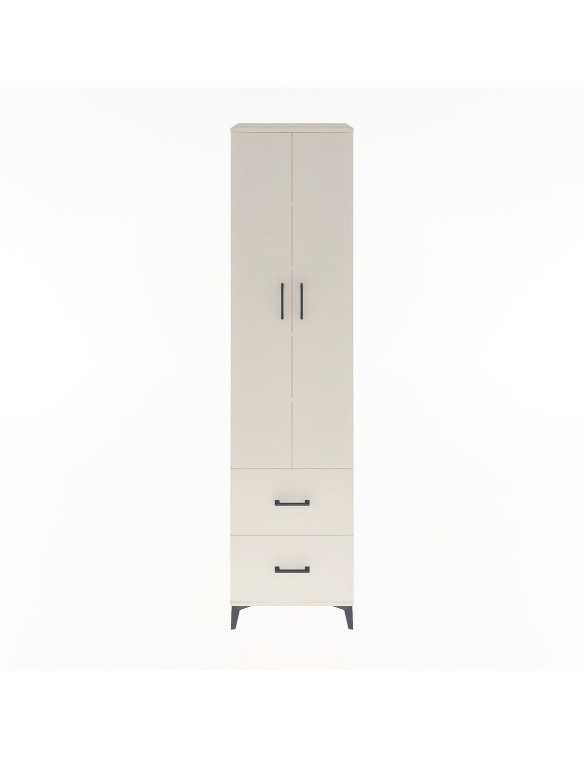 Hyperion Dolap 5 Raflı 2 Çekmeceli 2 Kapaklı 60x44x243 Aytaşı-Aytaşı