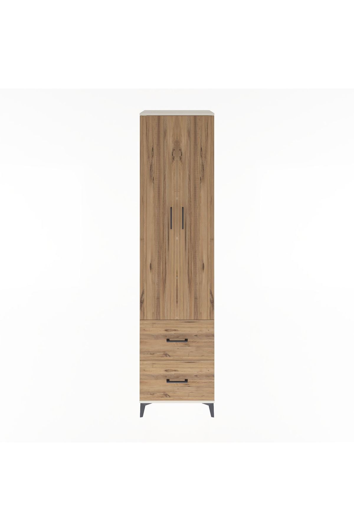 Hyperion Dolap 5 Raflı 2 Çekmeceli 2 Kapaklı 60x44x243 Aytaşı-Çam