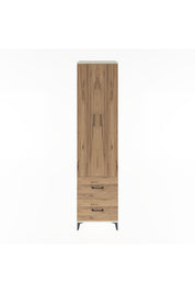 Hyperion Dolap 5 Raflı 2 Çekmeceli 2 Kapaklı 60x44x243 Aytaşı-Çam