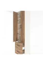 Hyperion Dolap 5 Raflı 2 Çekmeceli 2 Kapaklı 60x44x243 Aytaşı-Çam