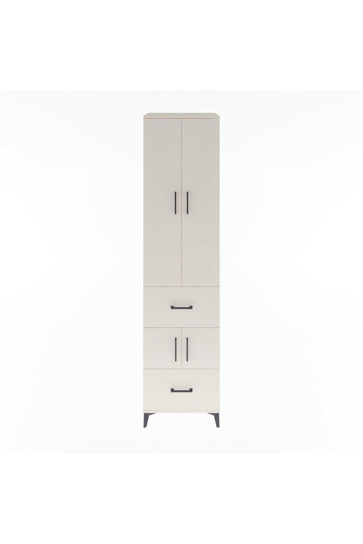 Hyperion Dolap 5 Raflı 2 Çekmeceli 4 Kapaklı 60x44x243 Aytaşı-Aytaşı