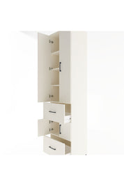 Hyperion Dolap 5 Raflı 2 Çekmeceli 4 Kapaklı 60x44x243 Aytaşı-Aytaşı